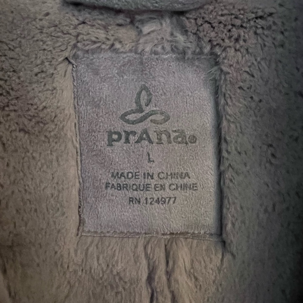 Prana Faux Suede/Fur Rancher Jacket - Grey/Taupe - Picture 7 of 10